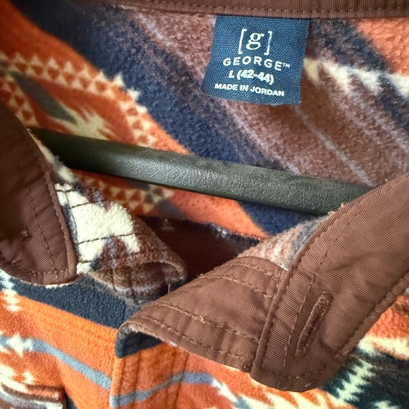 George Multicolor Patterned Fleece Shirt - Picture 3 of 3